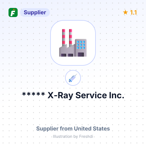 ***** X-Ray Service Inc. – summary card, no photo uploaded yet