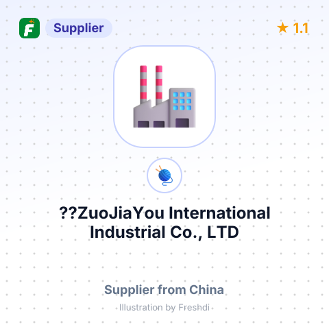 ??ZuoJiaYou International Industrial Co., LTD – summary card, no photo uploaded yet