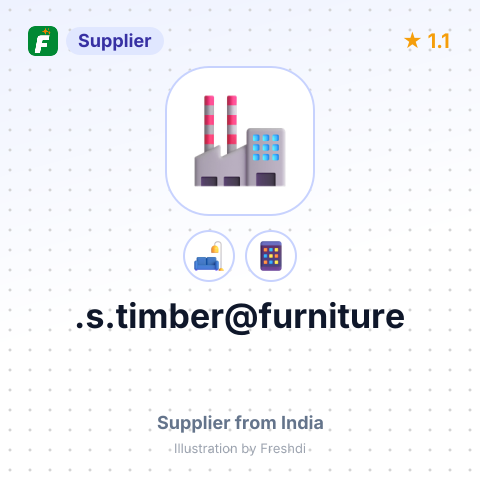 .s.timber@furniture – summary card, no photo uploaded yet