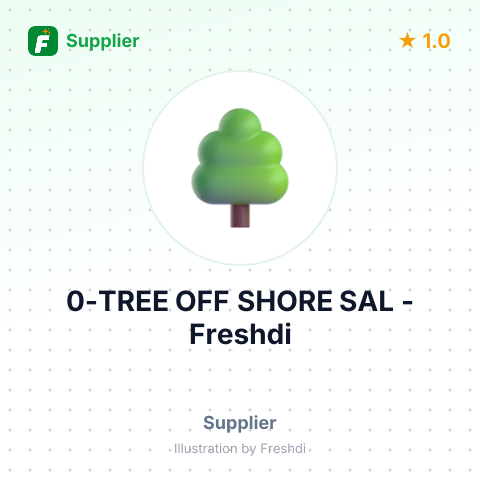 0-TREE OFF SHORE SAL – summary card, no photo uploaded yet
