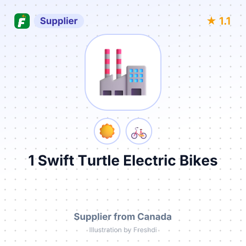 1 Swift Turtle Electric Bikes – summary card, no photo uploaded yet