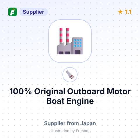 100% Original Outboard Motor Boat Engine – summary card, no photo uploaded yet