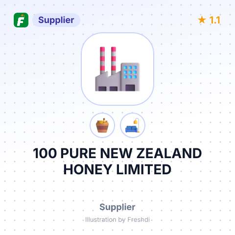 100 PURE NEW ZEALAND HONEY LIMITED – summary card, no photo uploaded yet