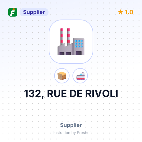 132, RUE DE RIVOLI – summary card, no photo uploaded yet