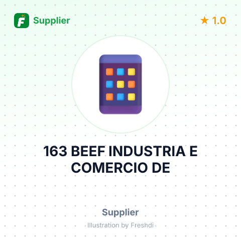 163 BEEF INDUSTRIA E COMERCIO DE – summary card, no photo uploaded yet
