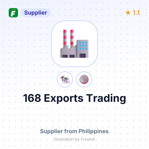 168 Exports Trading  – summary card, no photo uploaded yet
