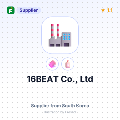 16BEAT Co., Ltd – summary card, no photo uploaded yet