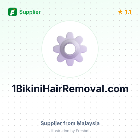 1BikiniHairRemoval.com – summary card, no photo uploaded yet