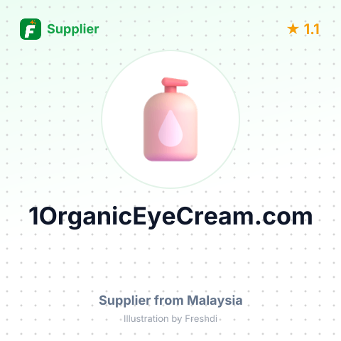 1OrganicEyeCream.com – summary card, no photo uploaded yet