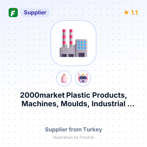 2000market Plastic Products, Machines, Moulds, Industrial Robots S. – summary card, no photo uploaded yet