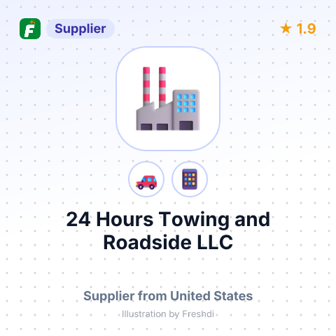 24 Hours Towing and Roadside LLC – summary card, no photo uploaded yet