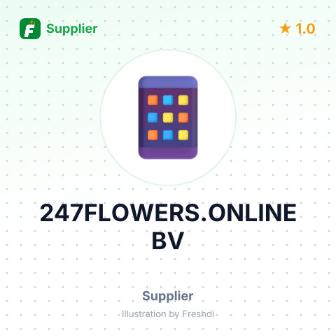 247FLOWERS.ONLINE BV – summary card, no photo uploaded yet