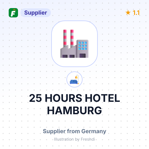 25 HOURS HOTEL HAMBURG – summary card, no photo uploaded yet