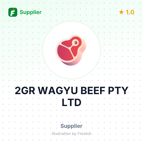 2GR WAGYU BEEF PTY LTD – summary card, no photo uploaded yet