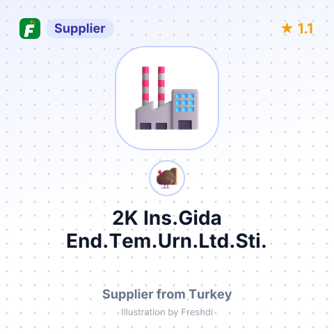 2K Ins.Gida End.Tem.Urn.Ltd.Sti. – summary card, no photo uploaded yet
