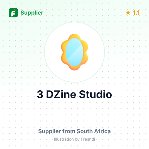 3 DZine Studio – summary card, no photo uploaded yet