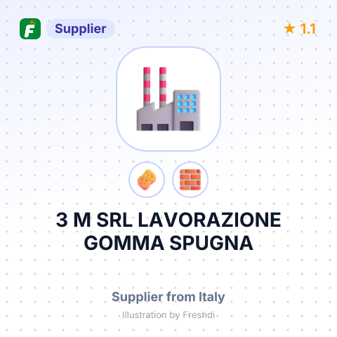 3 M SRL LAVORAZIONE GOMMA SPUGNA – summary card, no photo uploaded yet