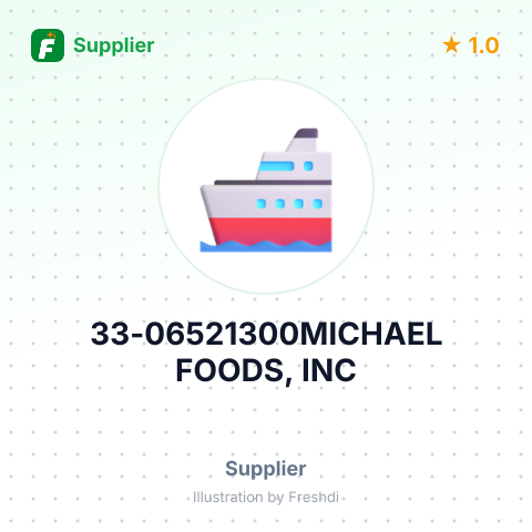 33-06521300MICHAEL FOODS, INC – summary card, no photo uploaded yet