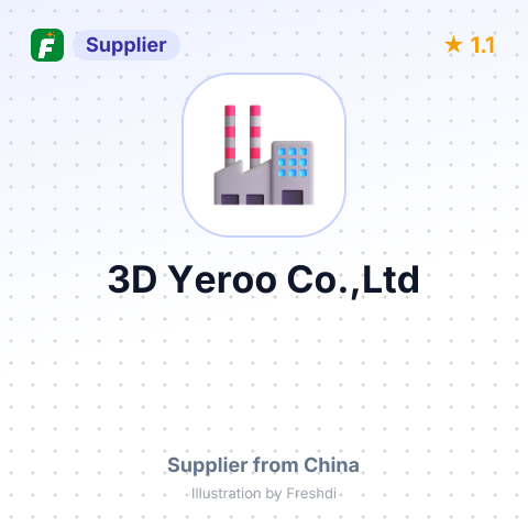 3D Yeroo Co.,Ltd – summary card, no photo uploaded yet