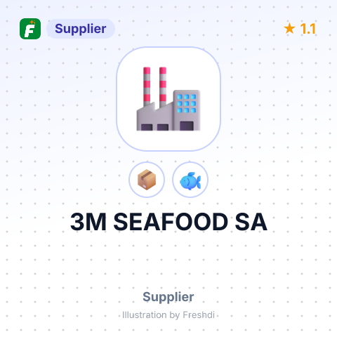 3M SEAFOOD SA – summary card, no photo uploaded yet