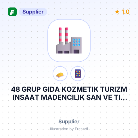 48 GRUP GIDA KOZMETIK TURIZM INSAAT MADENCILIK SAN VE TIC LTD – summary card, no photo uploaded yet