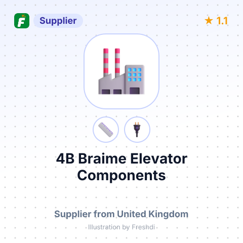 4B Braime Elevator Components – summary card, no photo uploaded yet