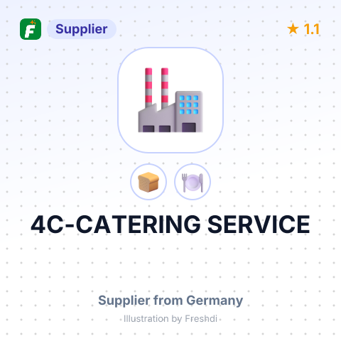 4C-CATERING SERVICE – summary card, no photo uploaded yet