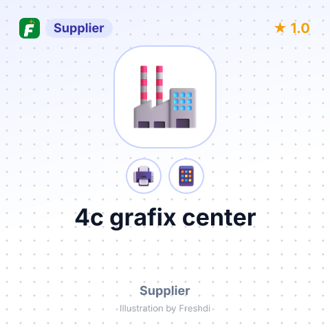 4c grafix center – summary card, no photo uploaded yet