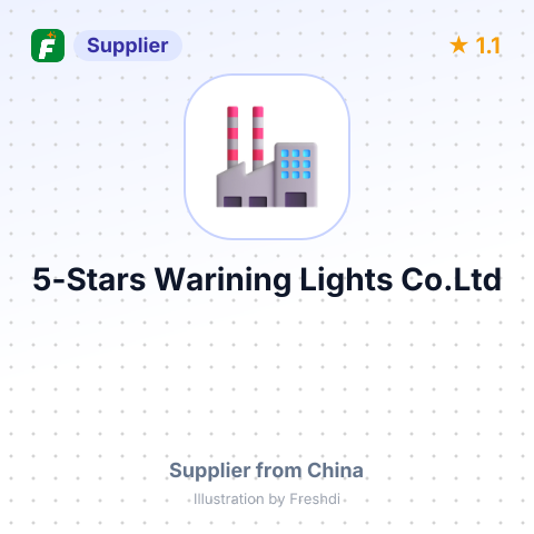 5-Stars Warining Lights Co.Ltd – summary card, no photo uploaded yet