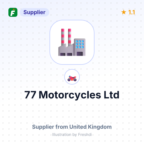 77 Motorcycles Ltd – summary card, no photo uploaded yet