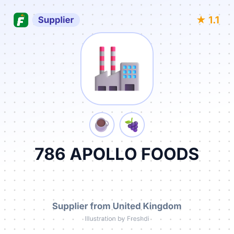 786 APOLLO FOODS – summary card, no photo uploaded yet