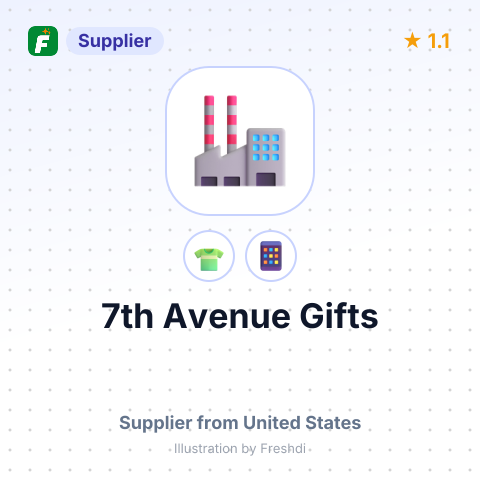 7th Avenue Gifts – summary card, no photo uploaded yet