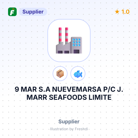 9 MAR S.A NUEVEMARSA P/C J. MARR SEAFOODS LIMITE – summary card, no photo uploaded yet
