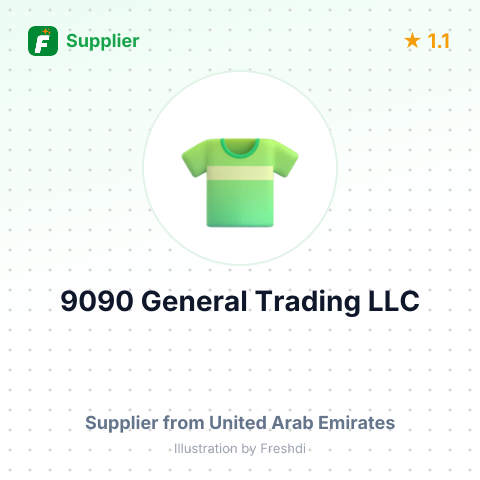 9090 General Trading LLC  – summary card, no photo uploaded yet