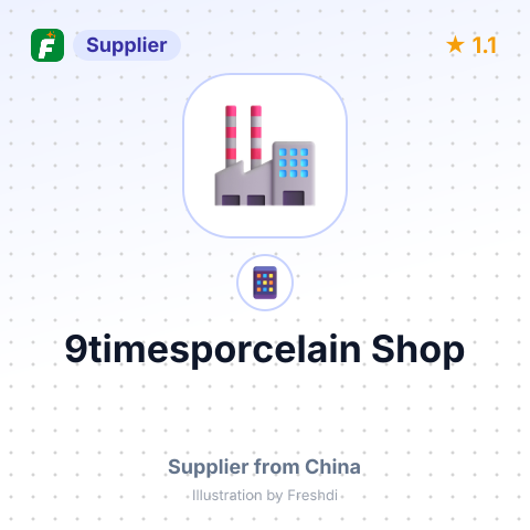 9timesporcelain Shop – summary card, no photo uploaded yet