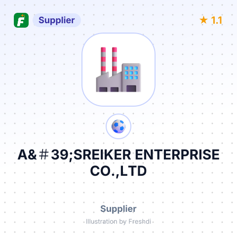 A&＃39;SREIKER ENTERPRISE CO.,LTD – summary card, no photo uploaded yet