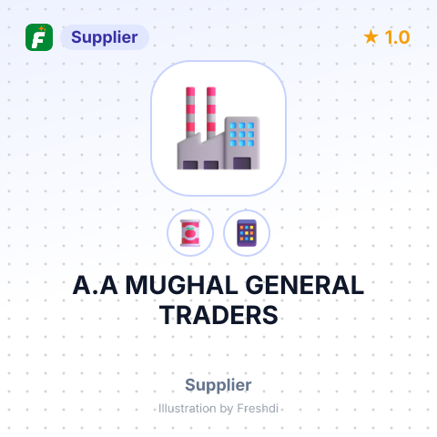 A.A MUGHAL GENERAL TRADERS – summary card, no photo uploaded yet