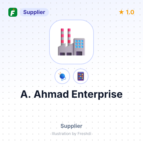 A. Ahmad Enterprise – summary card, no photo uploaded yet