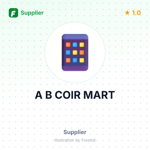 A B COIR MART – summary card, no photo uploaded yet