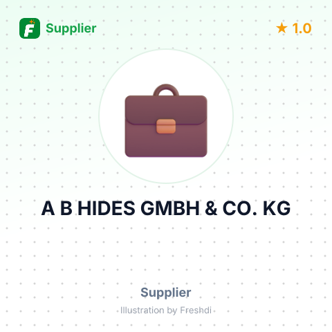 A B HIDES GMBH & CO. KG – summary card, no photo uploaded yet