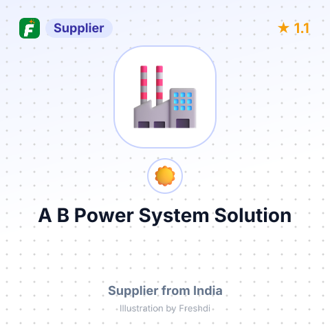 A B Power System Solution – summary card, no photo uploaded yet