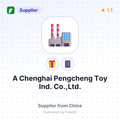 A Chenghai Pengcheng Toy Ind. Co.,Ltd. – summary card, no photo uploaded yet