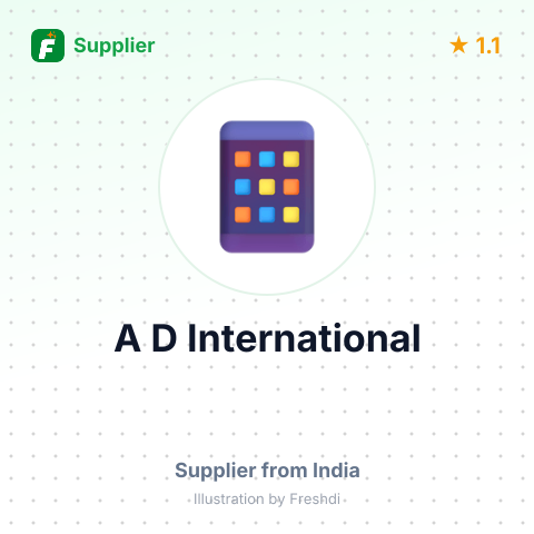 A D International  – summary card, no photo uploaded yet