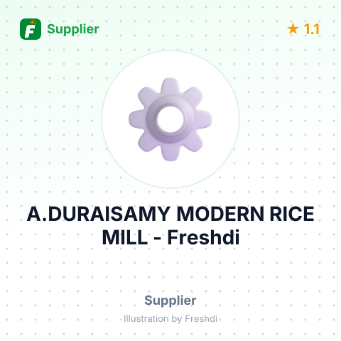 A.DURAISAMY MODERN RICE MILL – summary card, no photo uploaded yet