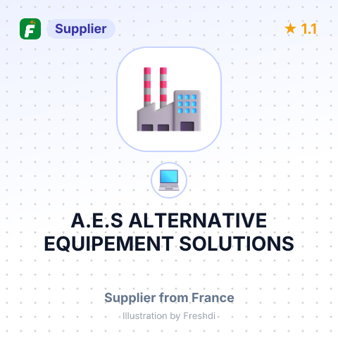 A.E.S ALTERNATIVE EQUIPEMENT SOLUTIONS – summary card, no photo uploaded yet
