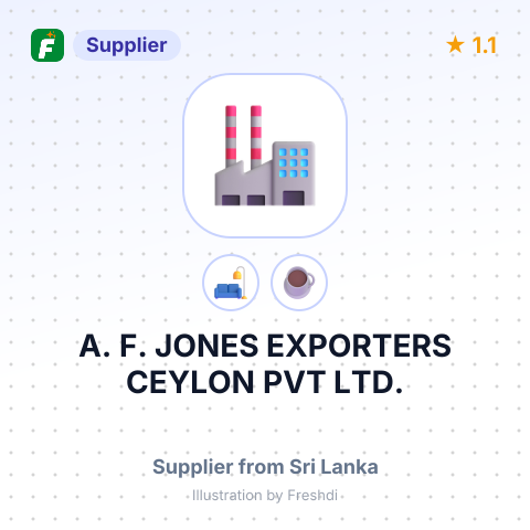 A. F. JONES EXPORTERS CEYLON PVT LTD. – summary card, no photo uploaded yet