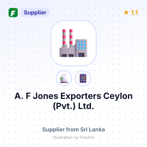 A. F Jones Exporters Ceylon (Pvt.) Ltd.  – summary card, no photo uploaded yet