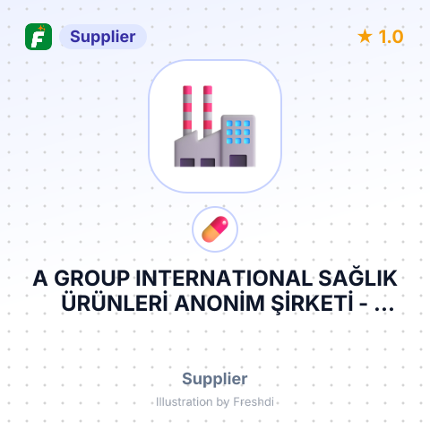 A GROUP INTERNATIONAL SAĞLIK ÜRÜNLERİ ANONİM ŞİRKETİ – summary card, no photo uploaded yet