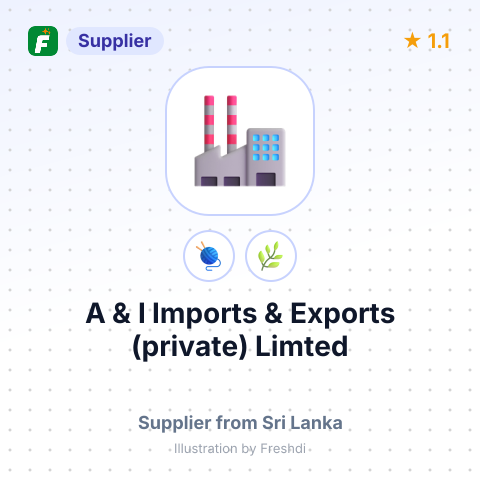 A & I  Imports & Exports (private) Limted  – summary card, no photo uploaded yet