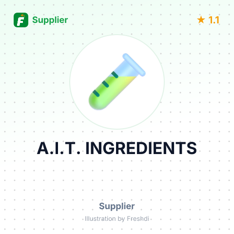 A.I.T. INGREDIENTS – summary card, no photo uploaded yet